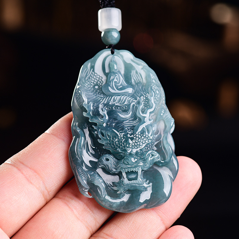 천연 버마산 경옥 드래곤 펜던트 목걸이 빈티지 디자이너 - Vintage Necklace 리뷰 및 가격