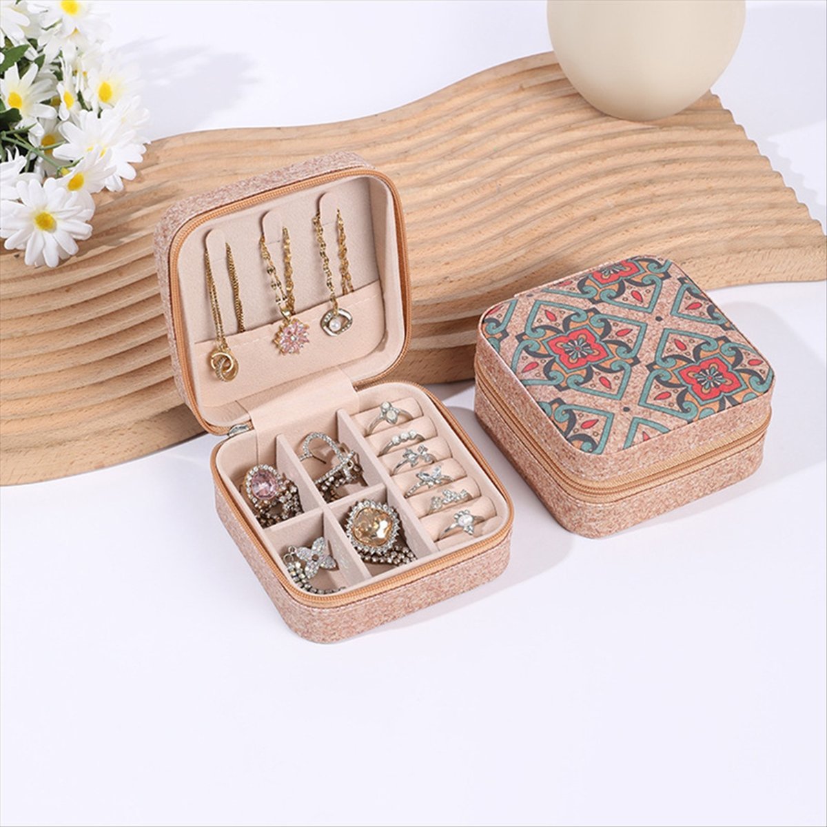 [N84R] 4PCS 빈티지 코르크 보석 상자 사각형  - Vintage Necklace 리뷰 및 가격