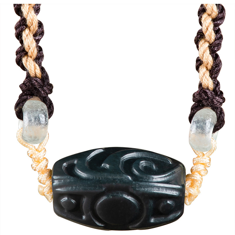 헤티안 옥 조각 비즈 펜던트 목걸이 빈티지 패션 액세서 - Vintage Necklace 리뷰 및 가격