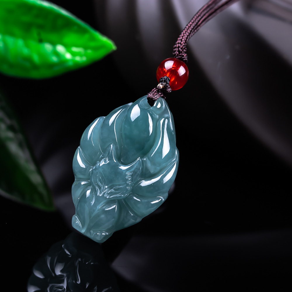 천연 버마산 경옥 여우 펜던트 목걸이 빈티지 액세서리  - Vintage Necklace 리뷰 및 가격