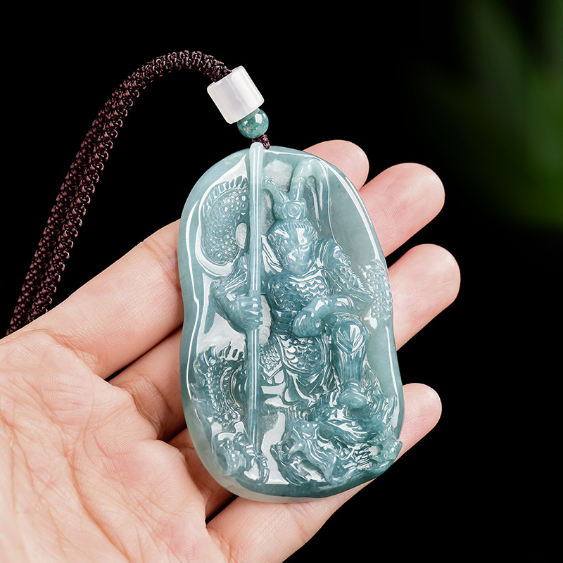 버마산 경옥 원숭이 왕 펜던트 목걸이 빈티지 럭셔리 여 - Vintage Necklace 리뷰 및 가격